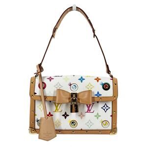 Louis Vuitton Vintage Multicolor White Eye Miss You Bow Pochette — No. 0164